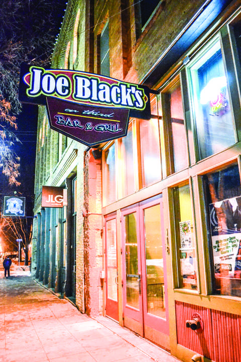 Joe Black’s open for lunch, not just bar