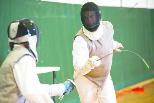 Fencing club holds open tournament