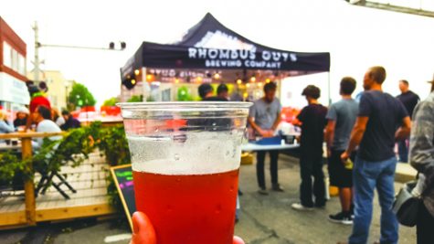Rhombus Guys Brewery hosted an Oktoberfest celebration downtown on Saturday, September 24, 2016.