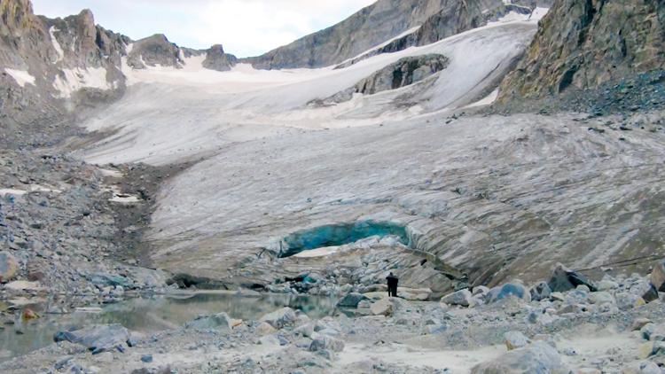 Students in the Environmental Studies program at UND study the processes of managing natural resources, understanding the environmental impact of humanity as well as preserving ecosystems such as the Knife Point Glacier (pictured).