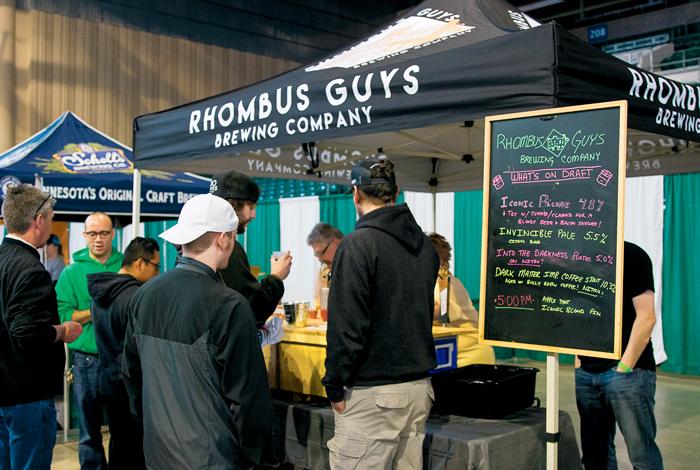 The Happy Harrys Beer and Bacon festival exhibited many breweries from across the nation as well as local ones, including Rhombus Guys Brewery.