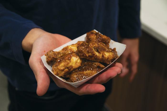 The Wilkerson and Squires dining centers hosted a wing challenge where students could eat wings that gradually increase in spiciness.