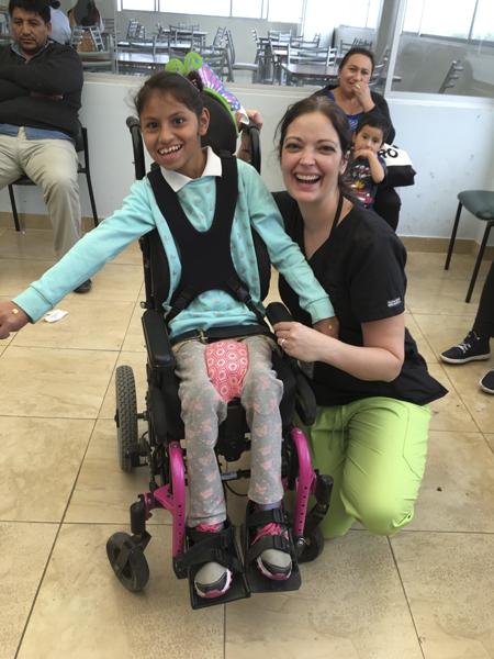 Jane Loscheider volunteers her time in Ambato, Ecuador to provide free medical services. Photo courtesy  of Jane Loscheider. 