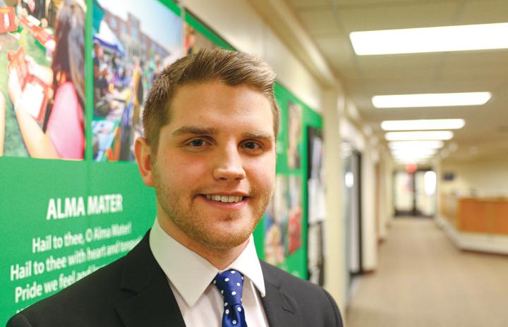 John Bjorkland is one of the candidates running for UND student body president this April.