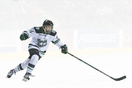 Rebekah Kolstad is one of the first UND womens hockey players to transfer to another school (MSU-Mankato) following the announcement of the programs elimination on March 29, 2017.