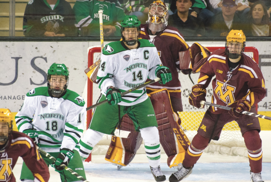 Within the National Collegiate Hockey Conference (NCHC), no players on the UND mens hockey team were submitted to be Hobey Maker nominees this year