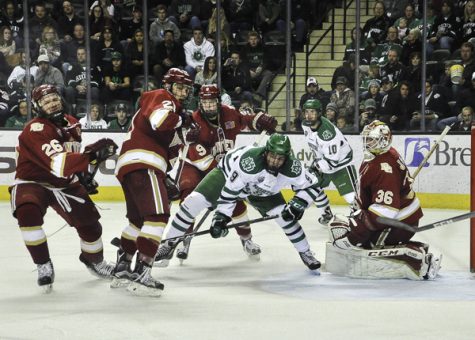UND faced the Denver Pioneers this past weekend in a home series that resulted in two overtime ties. 
