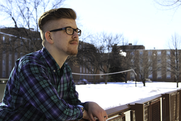 Ryan Majerus, a communications student at UND, was diagnosed with Autism on the lower end of the disorder spectrum in addition to ADHD and Asperger syndrome. Missy Iio / Dakota Student