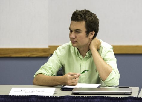 Chase Johnson formerly represented the Honors Program as a senator on UND Student Government. Dakota Student File Photo