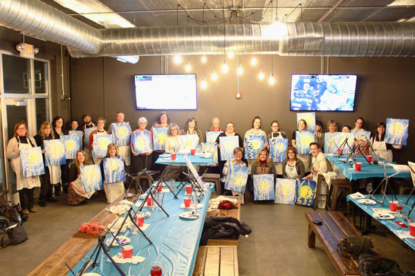 Paint Night. (Creativly Uncorked)