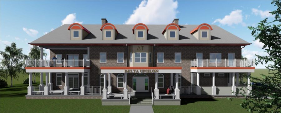 Delta Upsilon Breaks Ground on New House During Homecoming Weekend