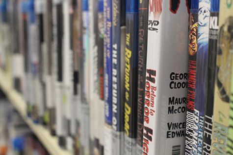 Movie DVDs at the University of North Dakota Chester Fritz Library