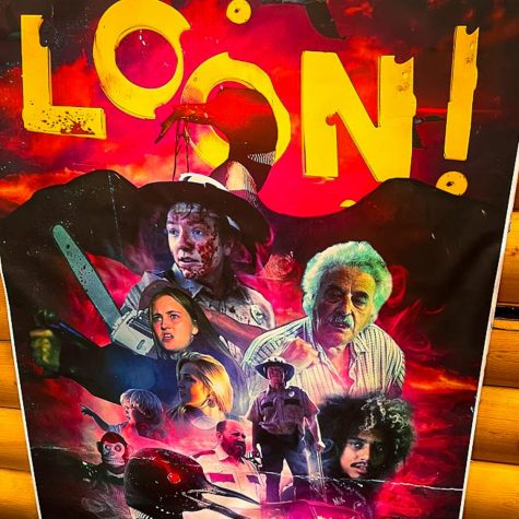 Loon! Movie poster in Grand Forks Movie Theater