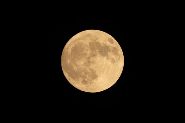 The moon.