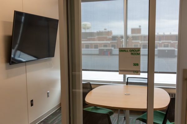 A study room in the Memorial Union.